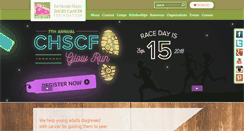 Desktop Screenshot of cassiehinesshoescancer.org